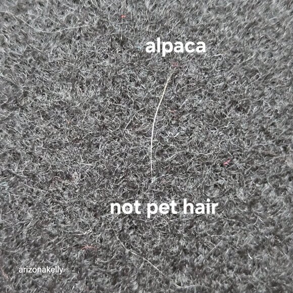 NWOT Royal Alpaca Scarf {{{{SOFT & LUX}}}} Black - Picture 12 of 13